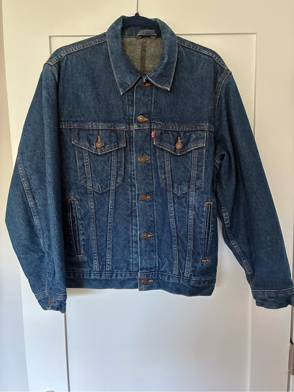Levi's Dark Blue Denim Jacket - Men's Trucker Style